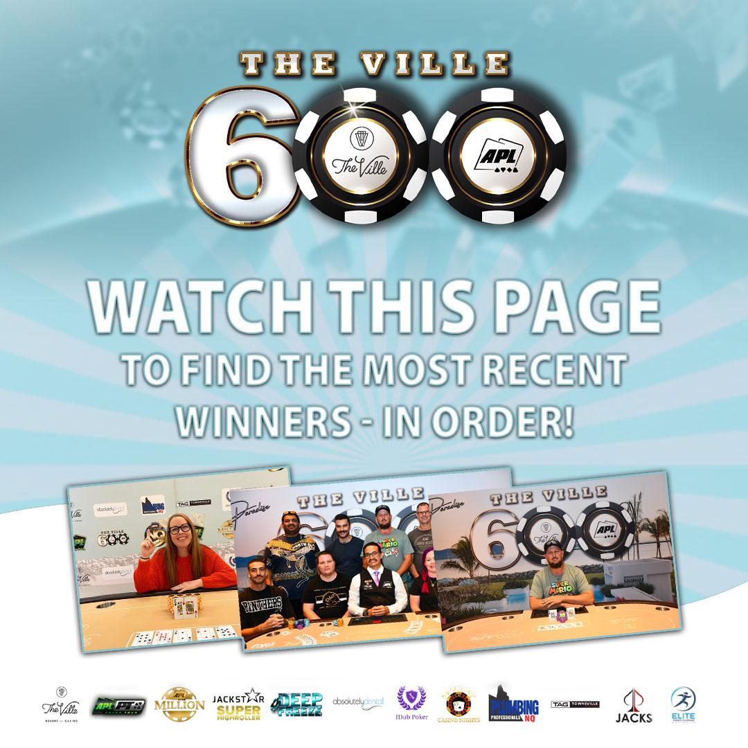 Ville 600 - Event Winners 2022
